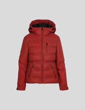 NEW AZTECH MOUNTAIN women's nuke suit ski jacket in sundown orange reflective